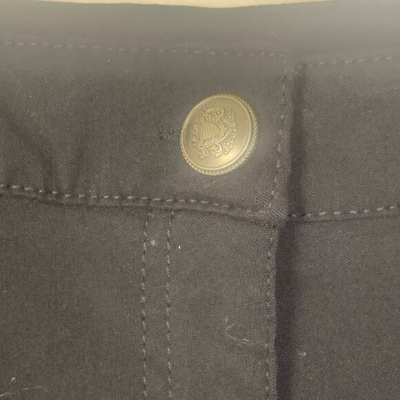 Zac & Rachel Black Rayon Blend Stretch Slacks Size 6 - Picture 4 of 9